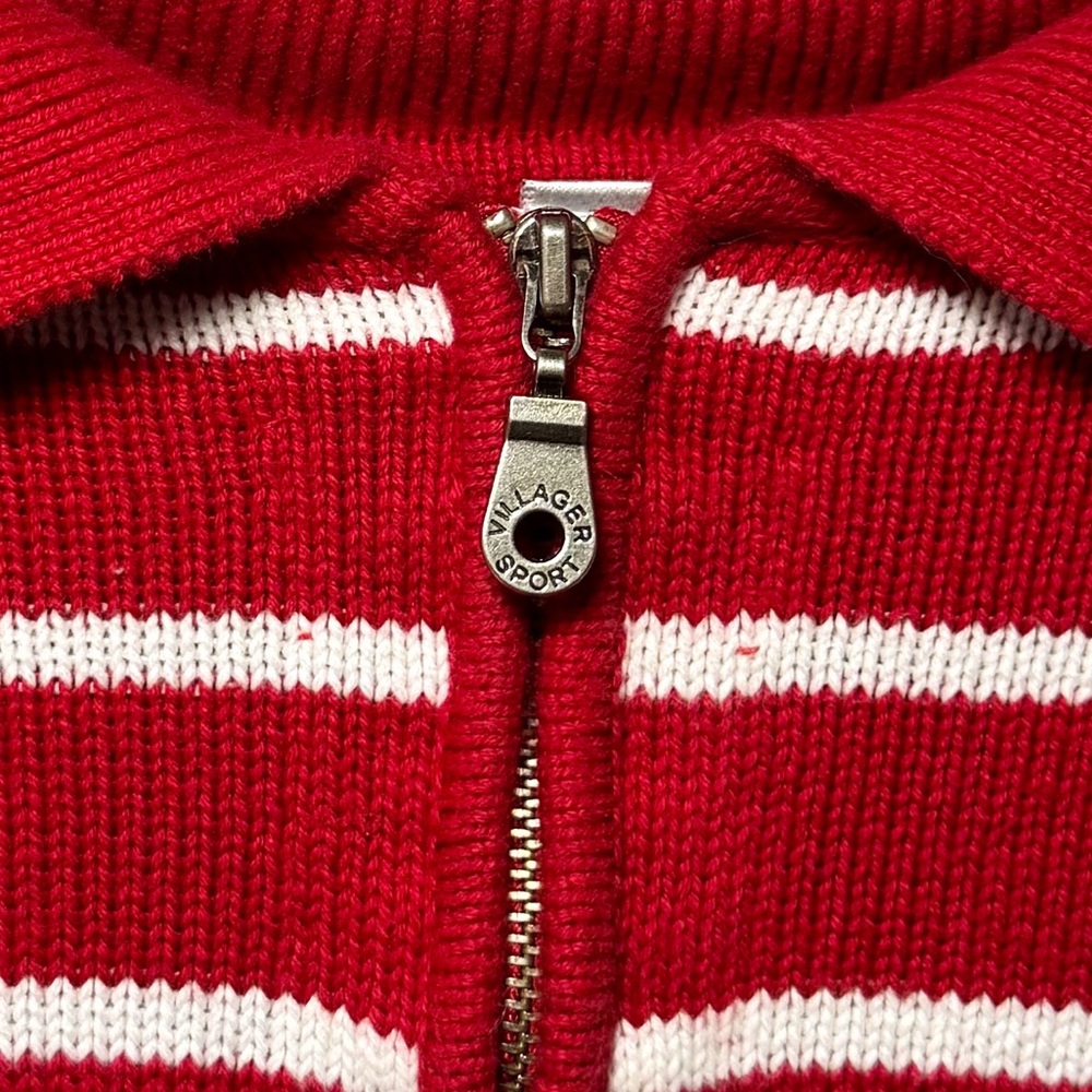 VINTAGE VILLAGER SPORT STRIPED SWEATER - Picture 3 of 7